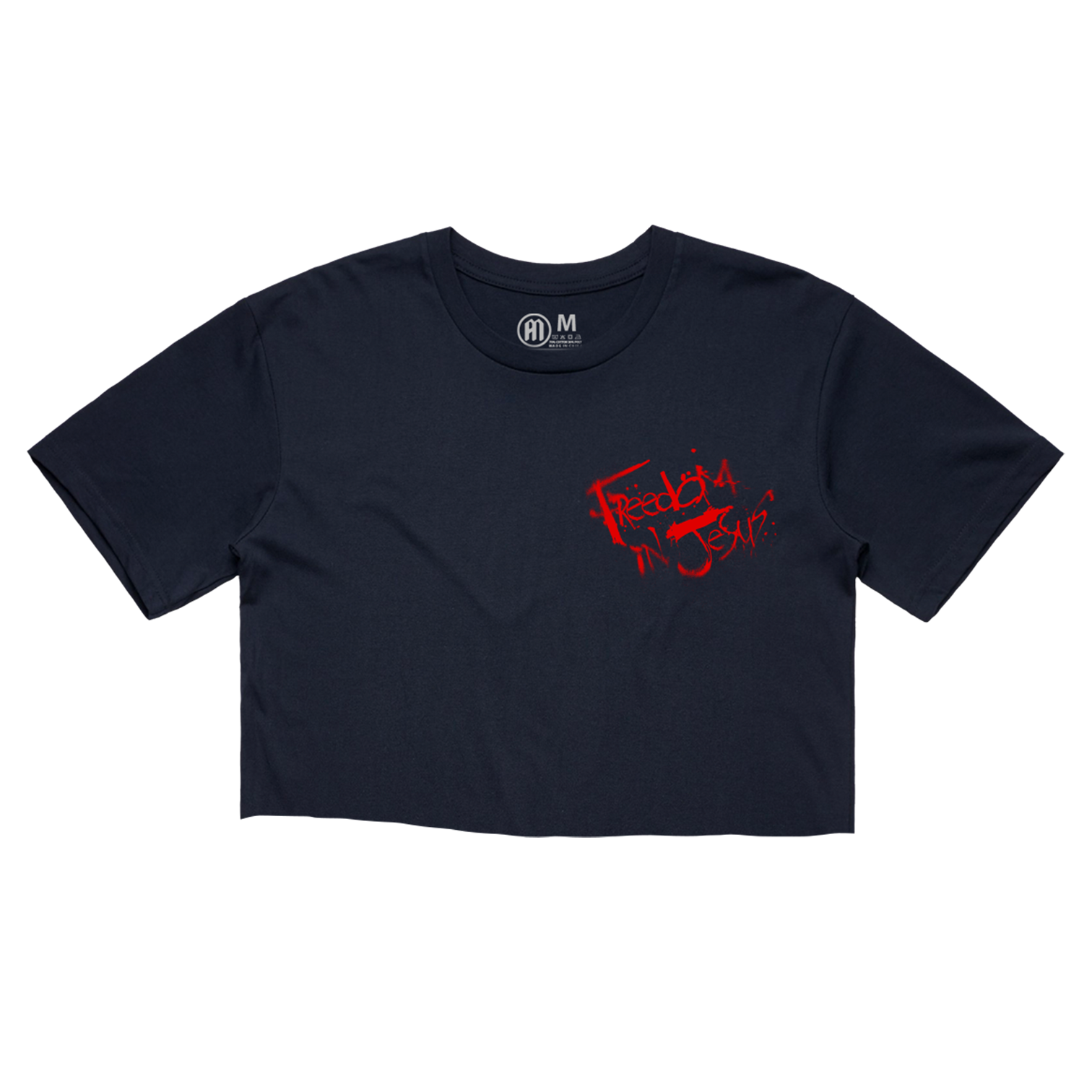 Freedom in Jesus Steadman Cropped Tee