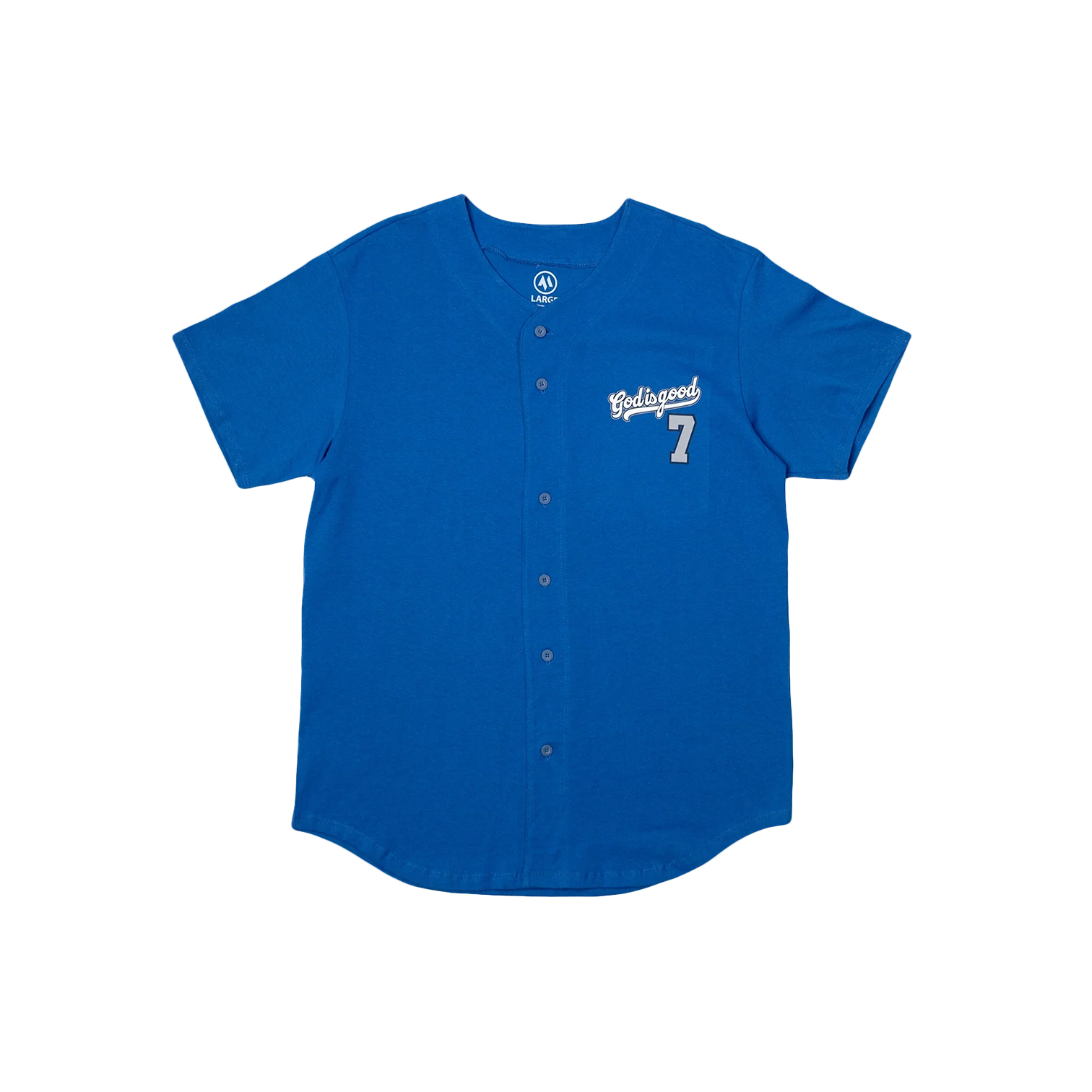 God is Good, Blue Baseball Jersey