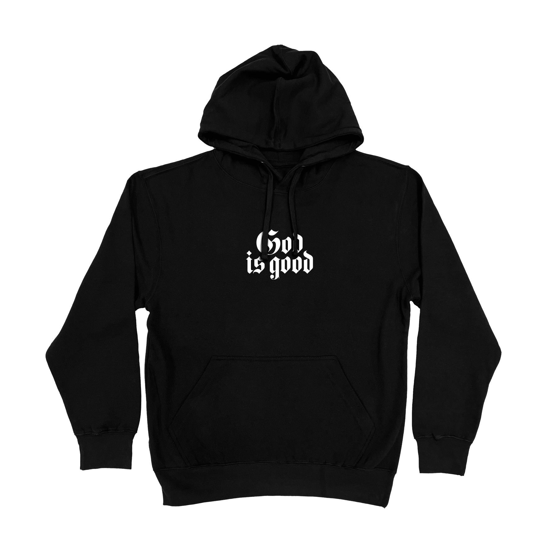 God is good, black hoodie