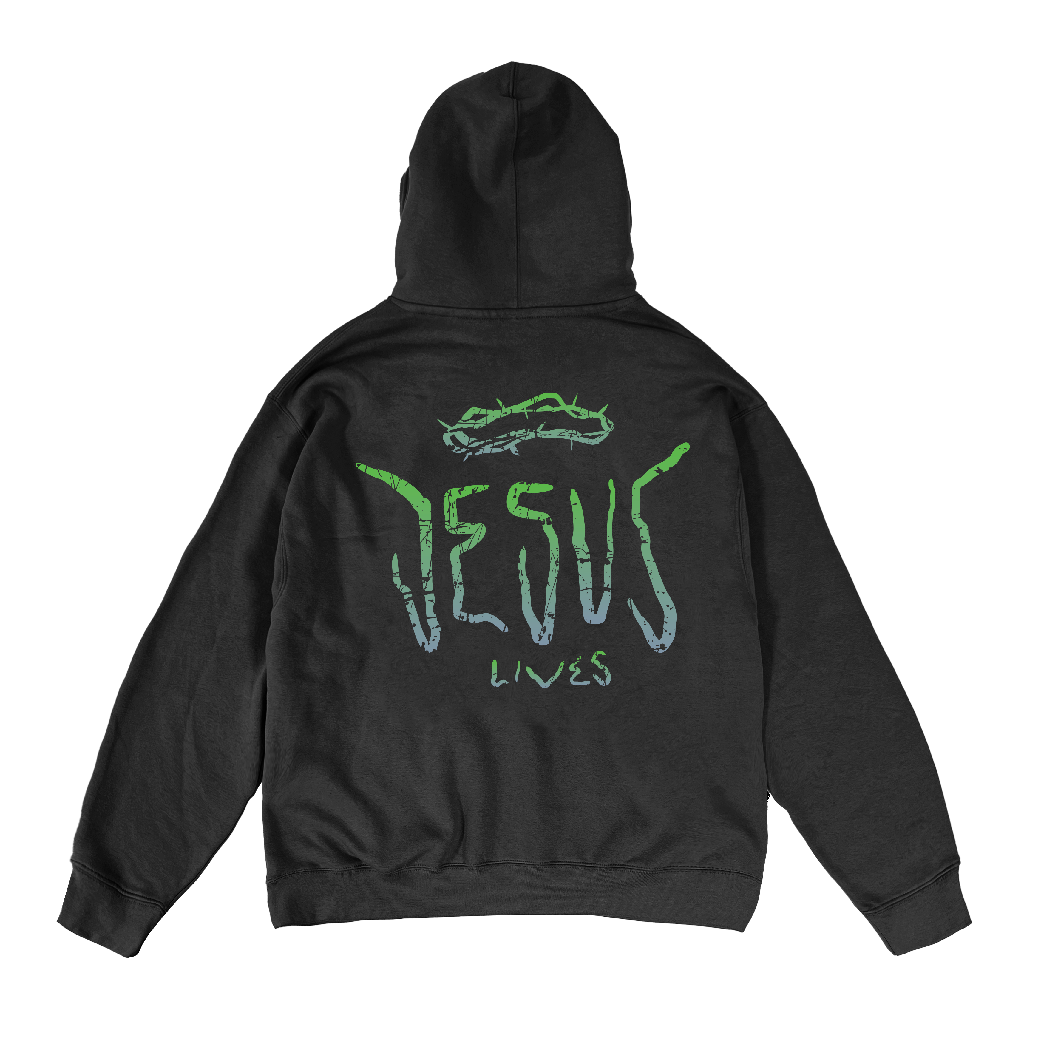 Jesus Lives baja Heavy Hoodie
