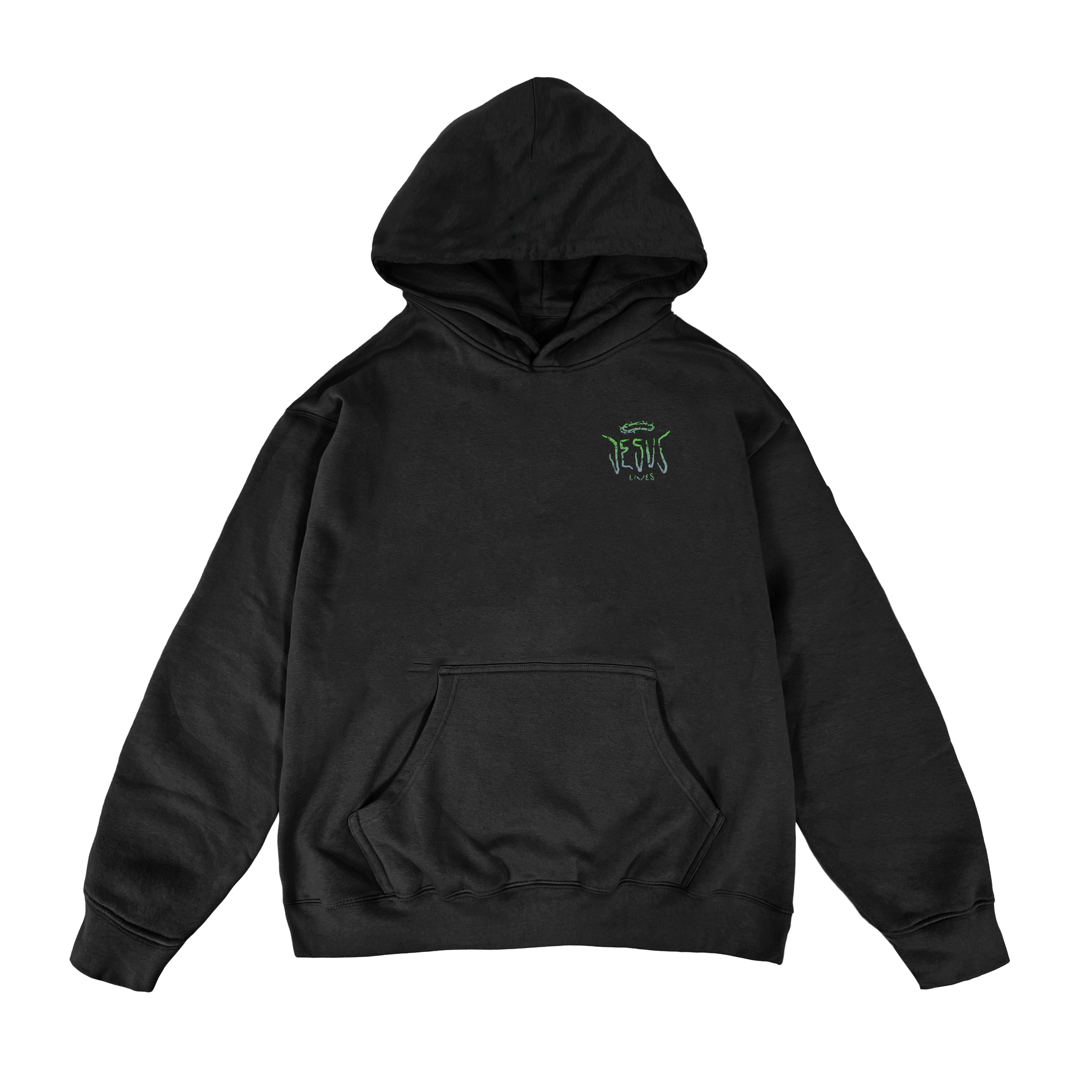 Jesus Lives baja Heavy Hoodie