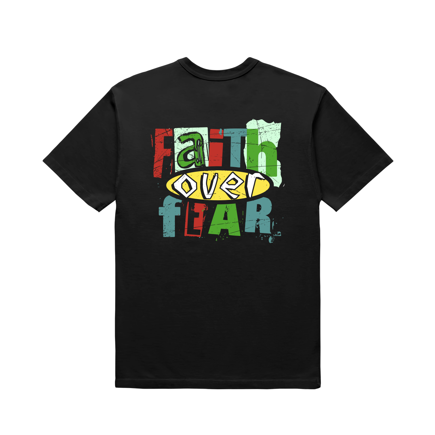Faith over Fear color pop