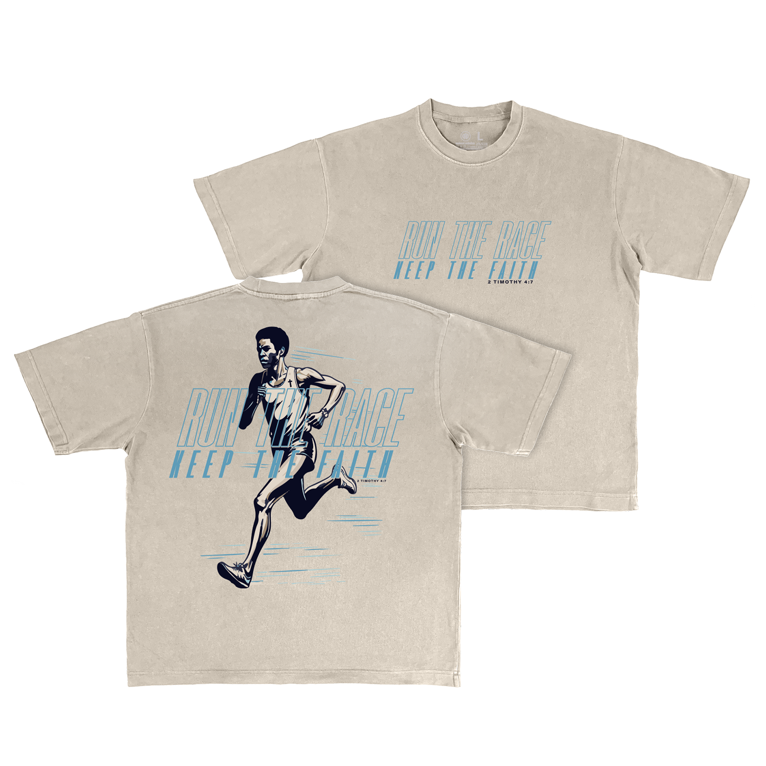 Run the Race Heavy Tee