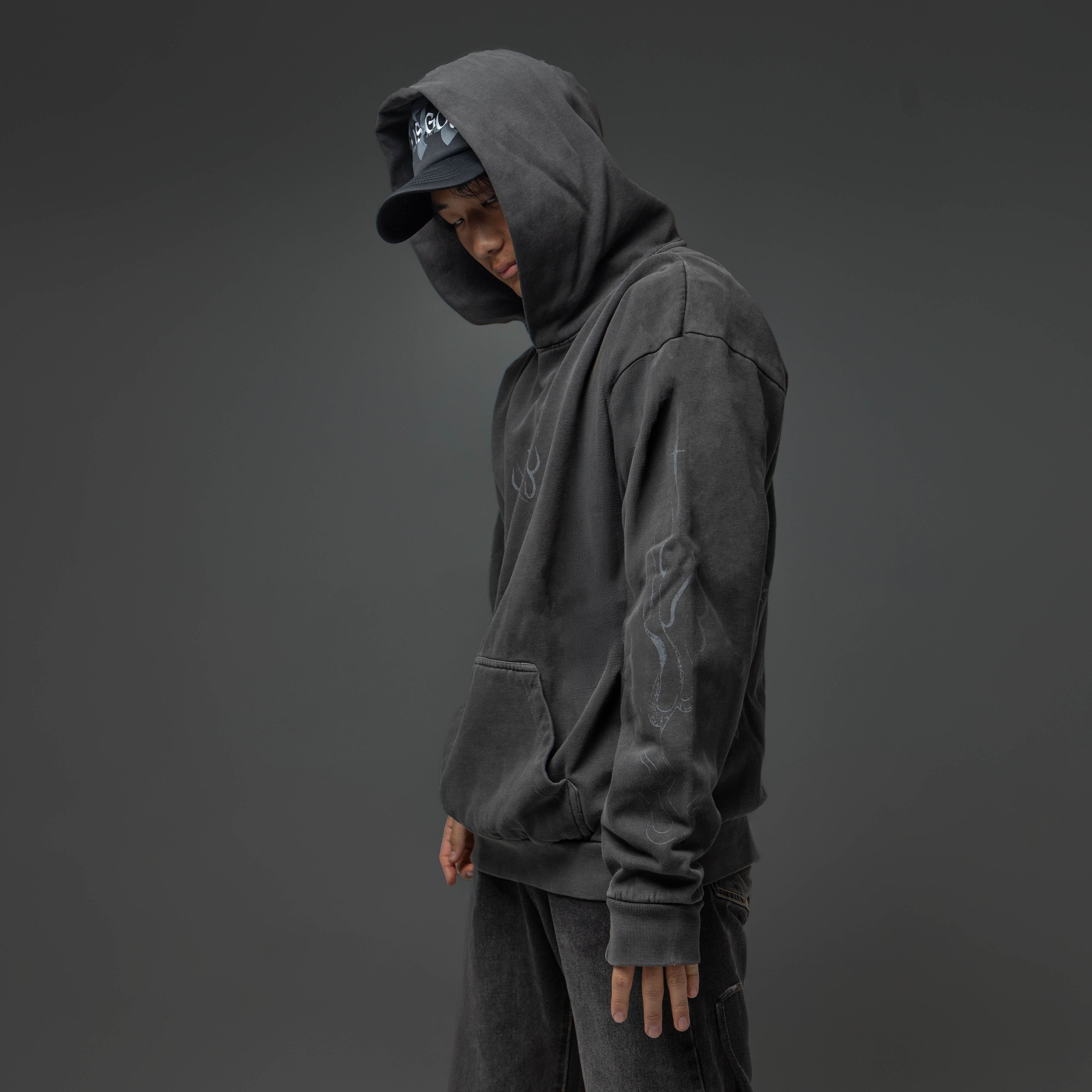 Above the Flames Oversized Hoodie