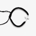 Adjustable Woven Cross Bracelet