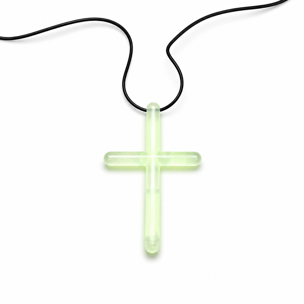 Cross Neon Necklace