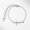 Faith Silver Bracelet
