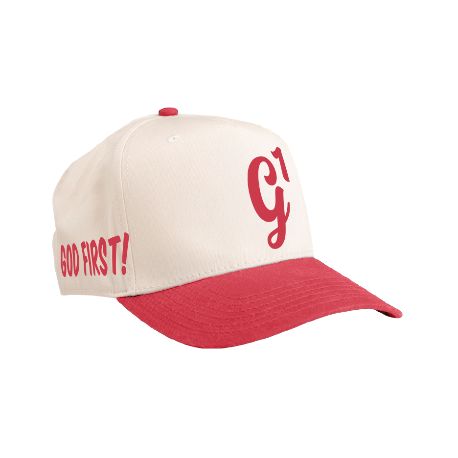 God First! - Red/Natural