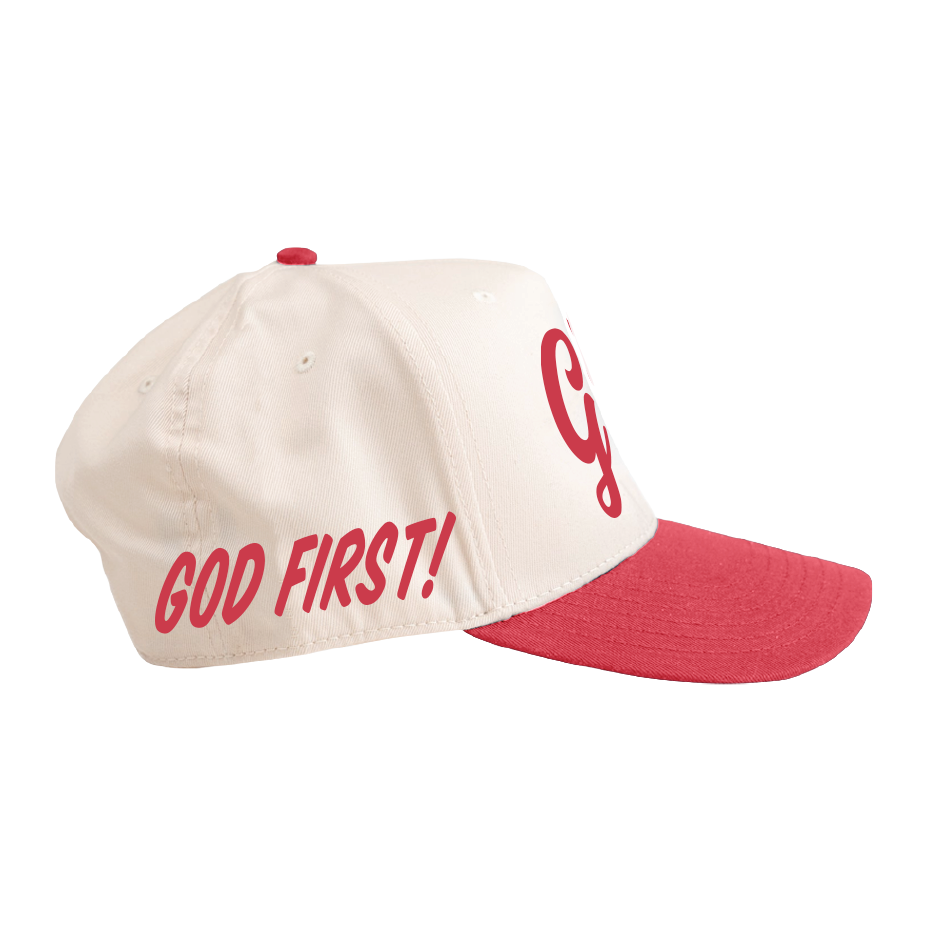 God First! - Red/Natural